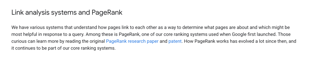 Google Ranking Systems